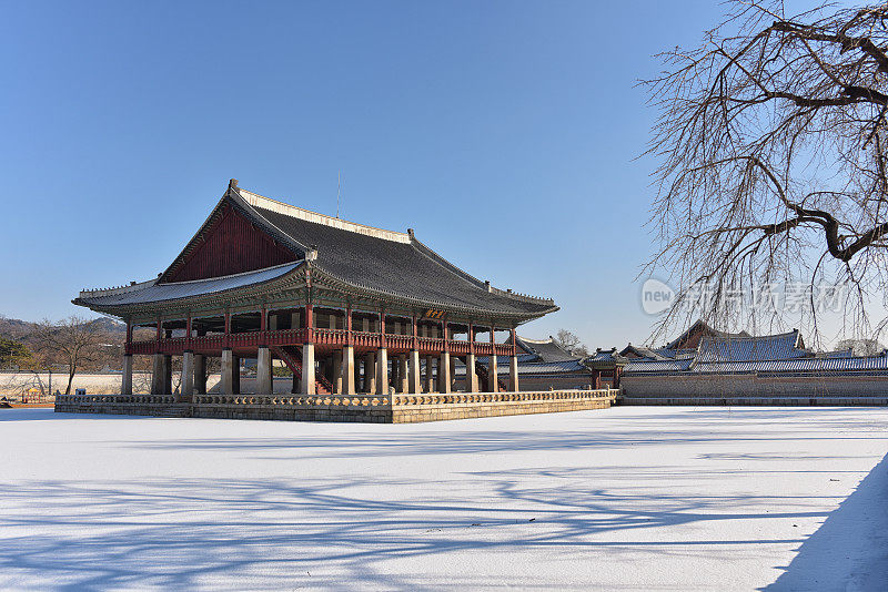 yeonghoelu in Winter，景福宫